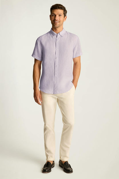 Riviera Linen Short Sleeve Shirt Bonobos Top Pick