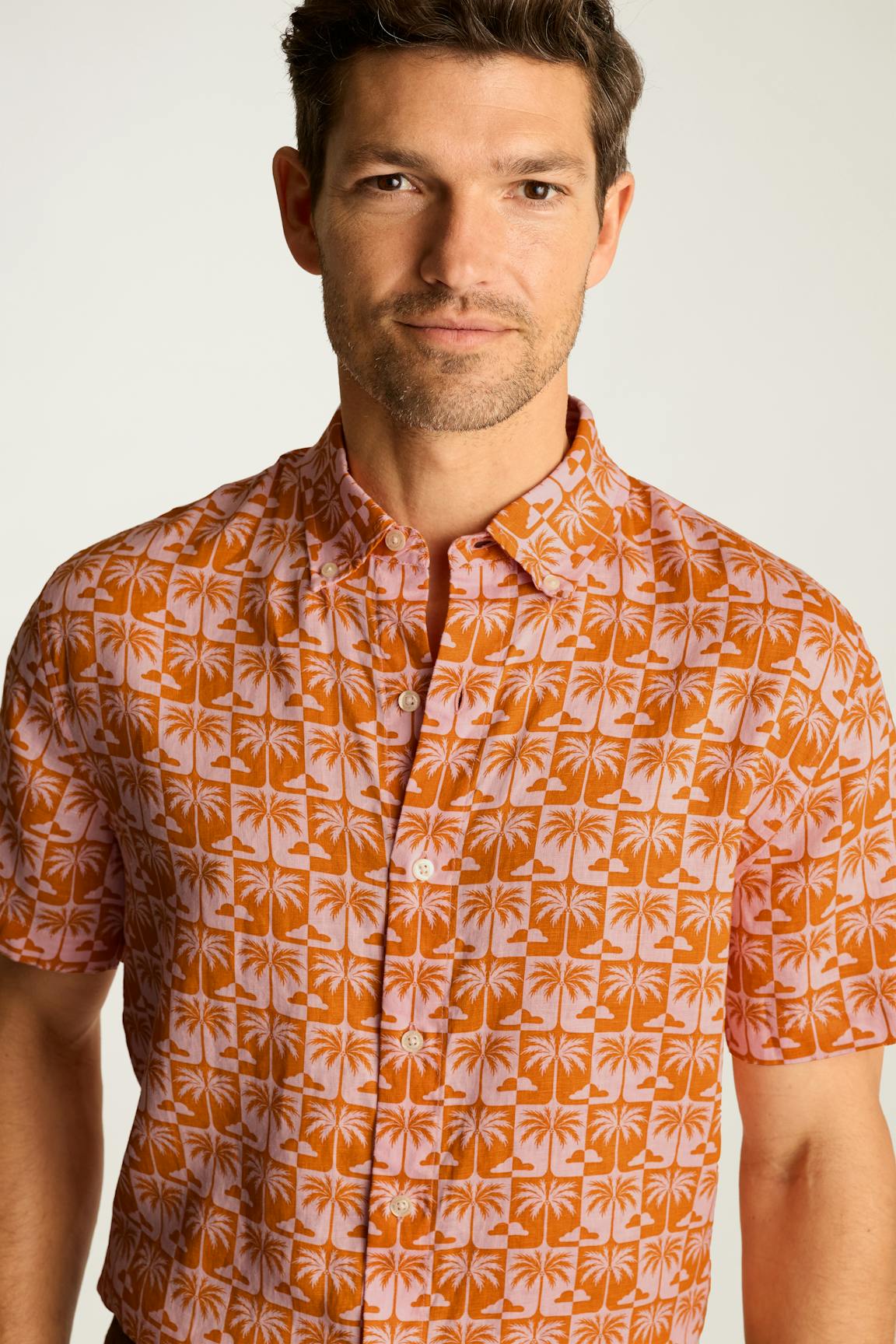 Riviera Linen Short Sleeve Shirt Bonobos Featured