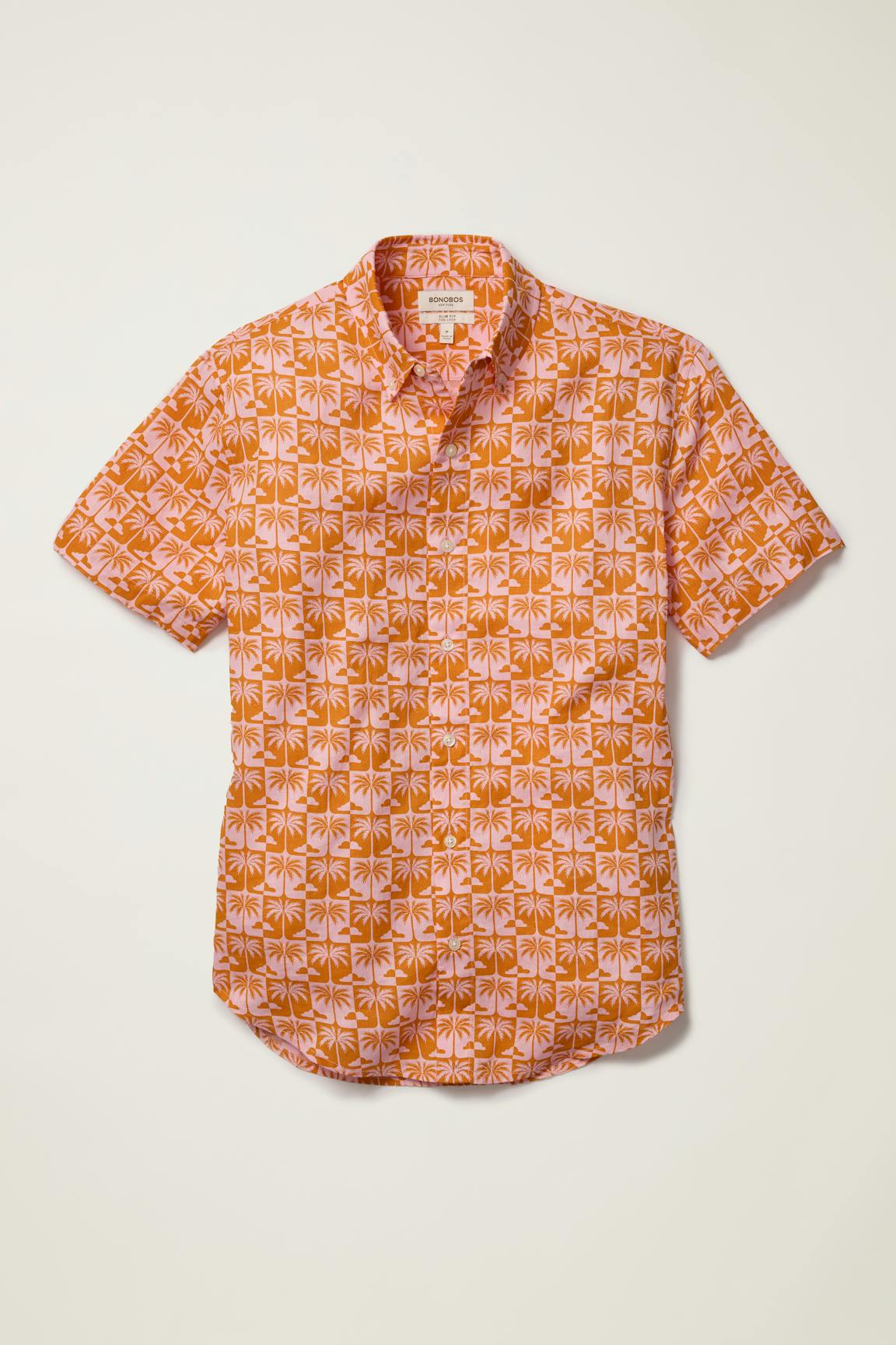 Riviera Linen Short Sleeve Shirt Bonobos Featured