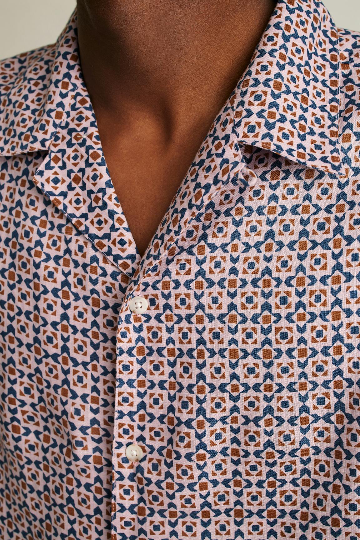 Linen Riviera Cabana Shirt Bonobos Popular