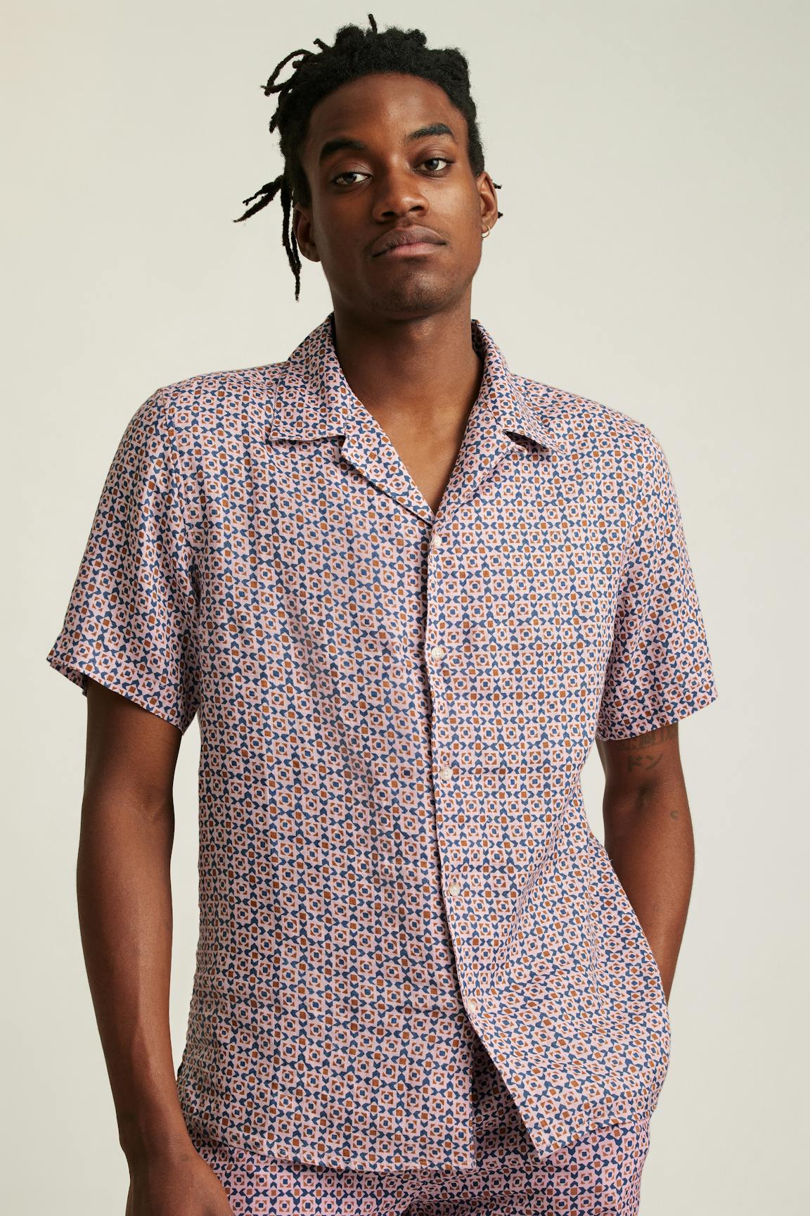 Linen Riviera Cabana Shirt Bonobos Popular