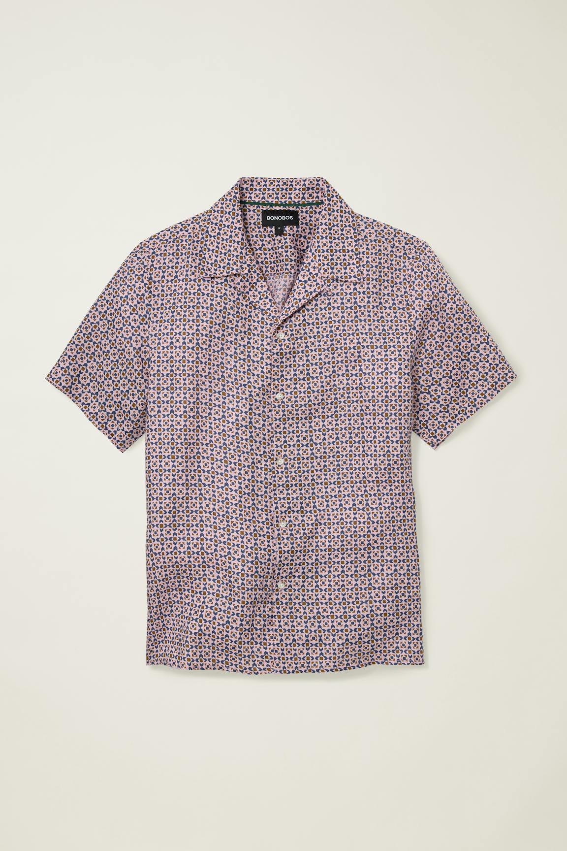 Linen Riviera Cabana Shirt Bonobos Popular