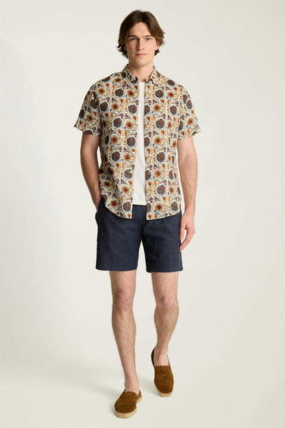 Riviera Linen Short Sleeve Shirt Bonobos Best Seller