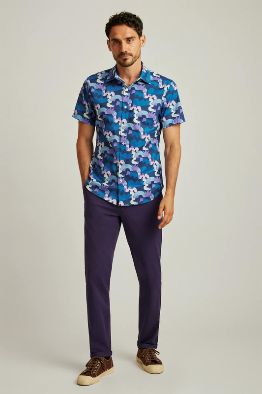 Will Bryant X Bonobos Stretch Riviera Short Sleeve Shirt Bonobos Trending