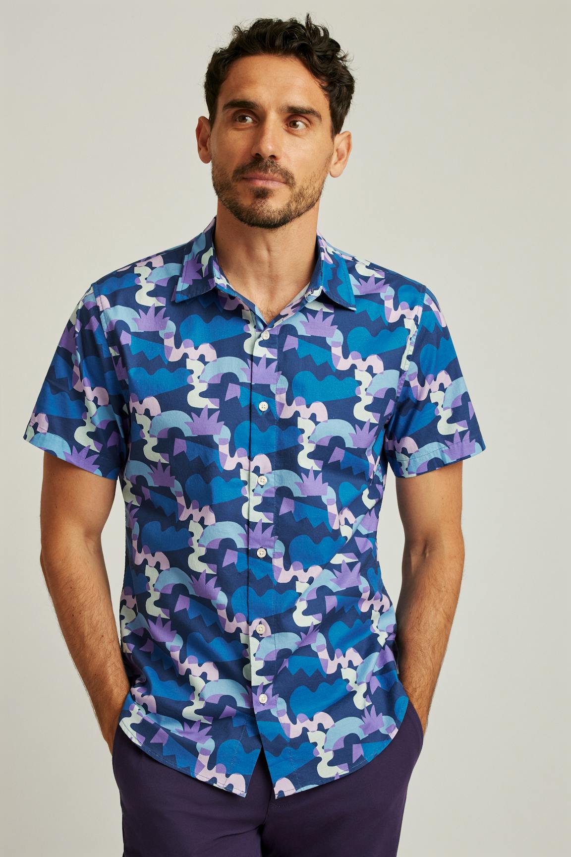 Will Bryant X Bonobos Stretch Riviera Short Sleeve Shirt Bonobos Trending
