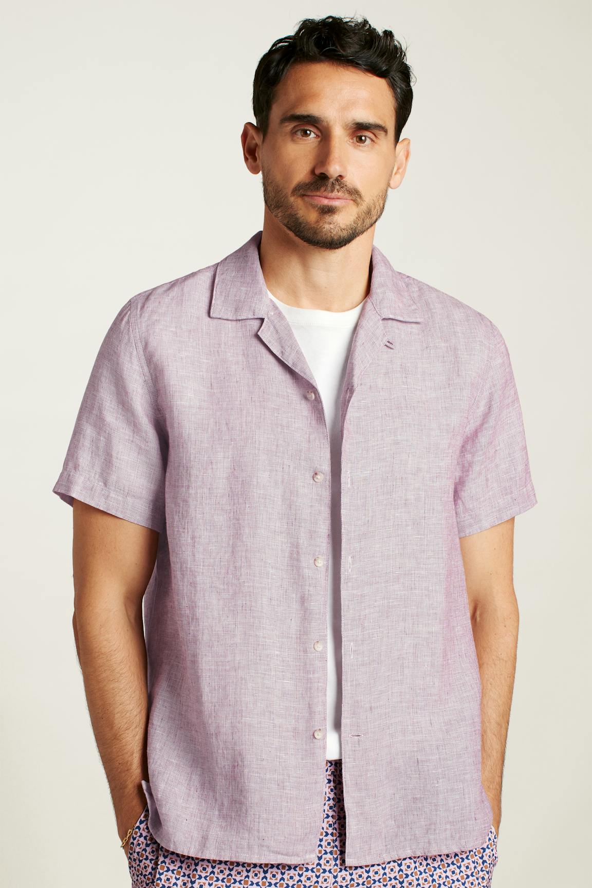 Linen Riviera Cabana Shirt Bonobos Popular