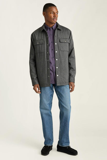 Italian Brushed Twill Shacket Bonobos Premium