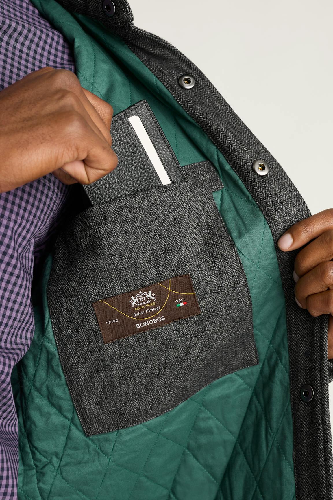 Italian Brushed Twill Shacket Bonobos Premium