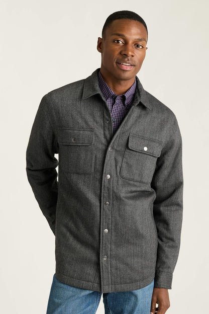 Italian Brushed Twill Shacket Bonobos Premium