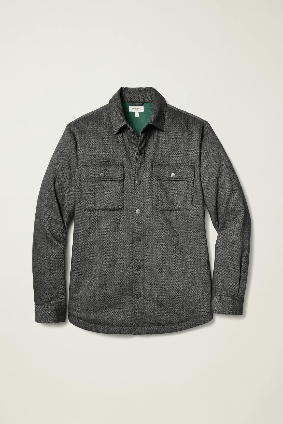 Italian Brushed Twill Shacket Bonobos Premium