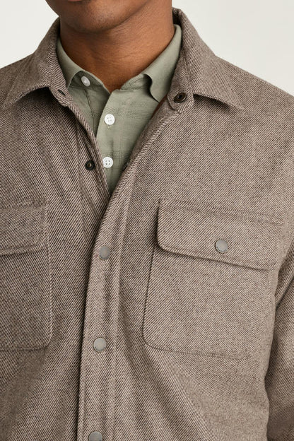 Italian Brushed Twill Shacket Bonobos Premium