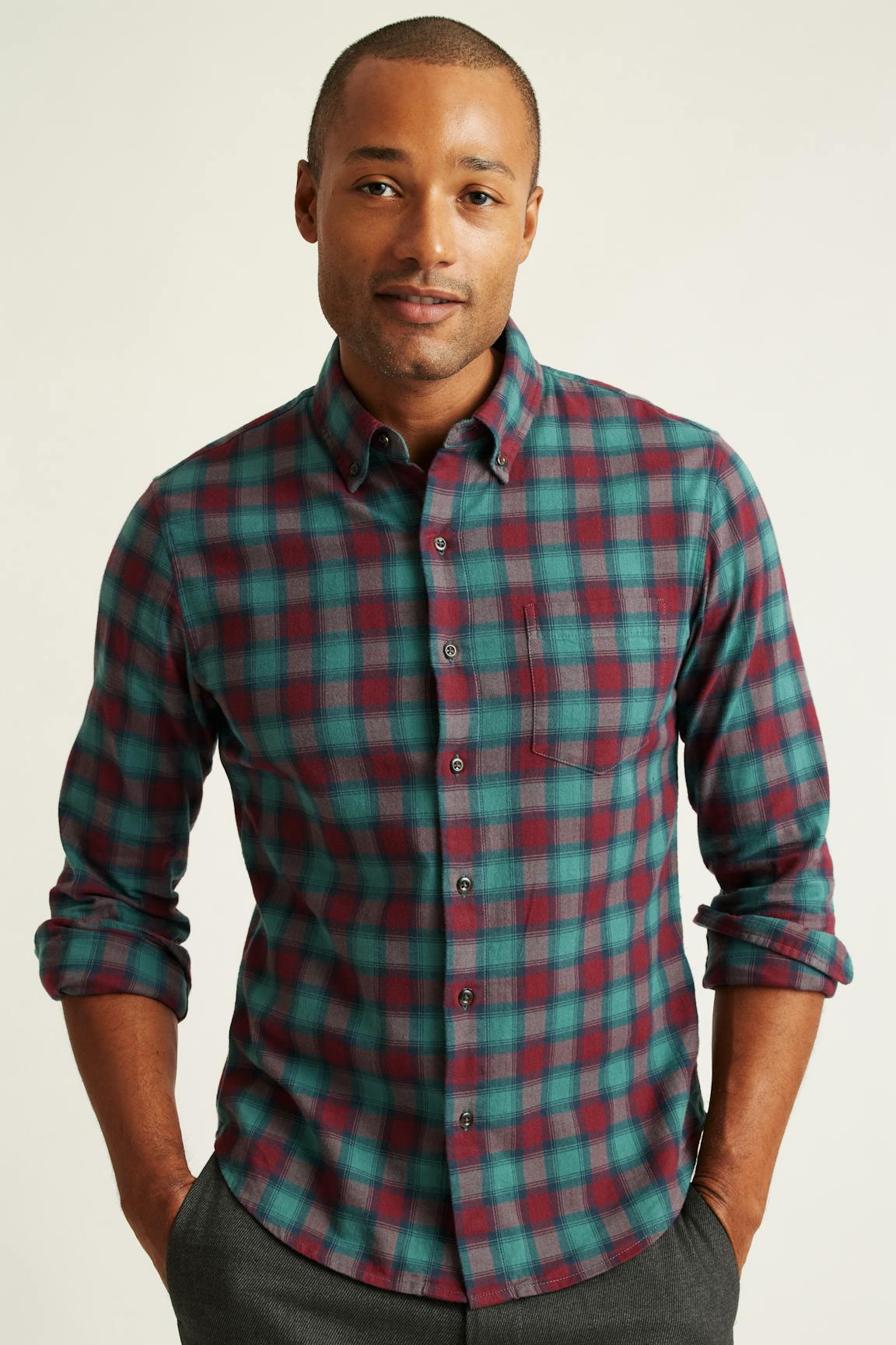 Everyday Lightweight Flannel Shirt Bonobos Featured