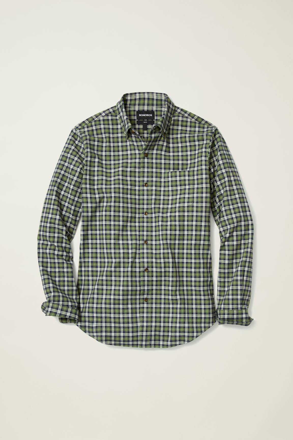 Everyday Lightweight Flannel Shirt Bonobos Featured