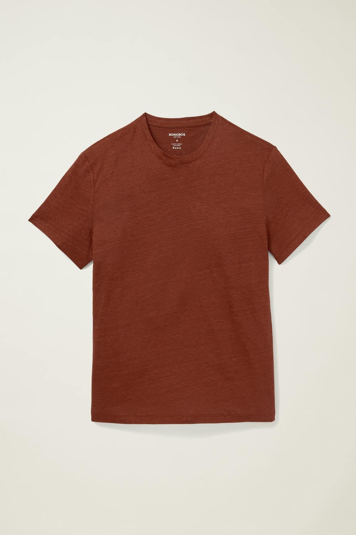 Linen Crew Neck Tee Bonobos New