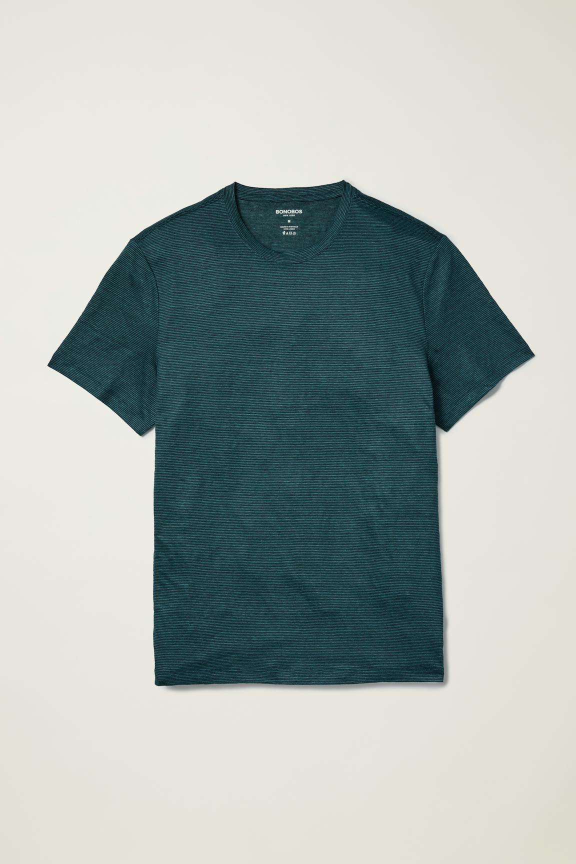 Linen Crew Neck Tee Bonobos Top Pick