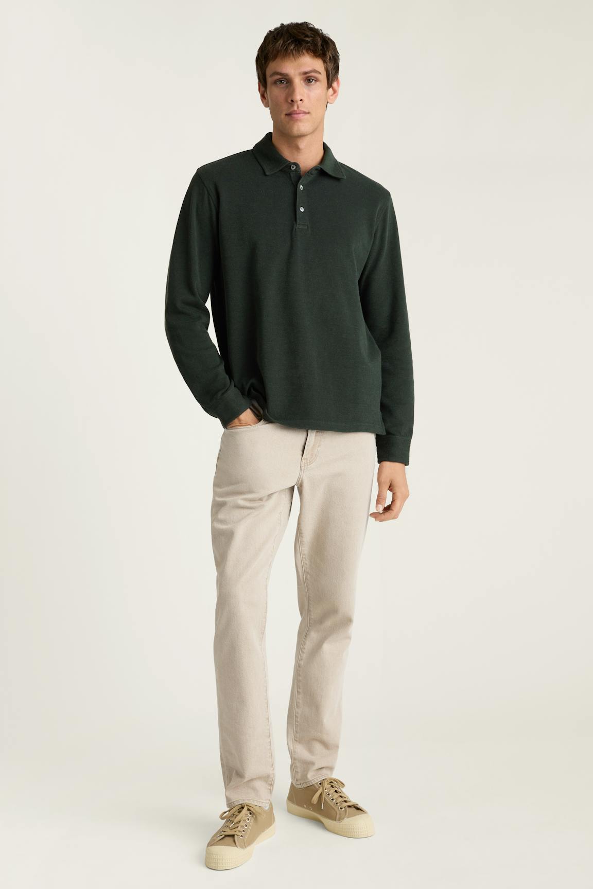 Refined Long Sleeve Polo Bonobos Featured