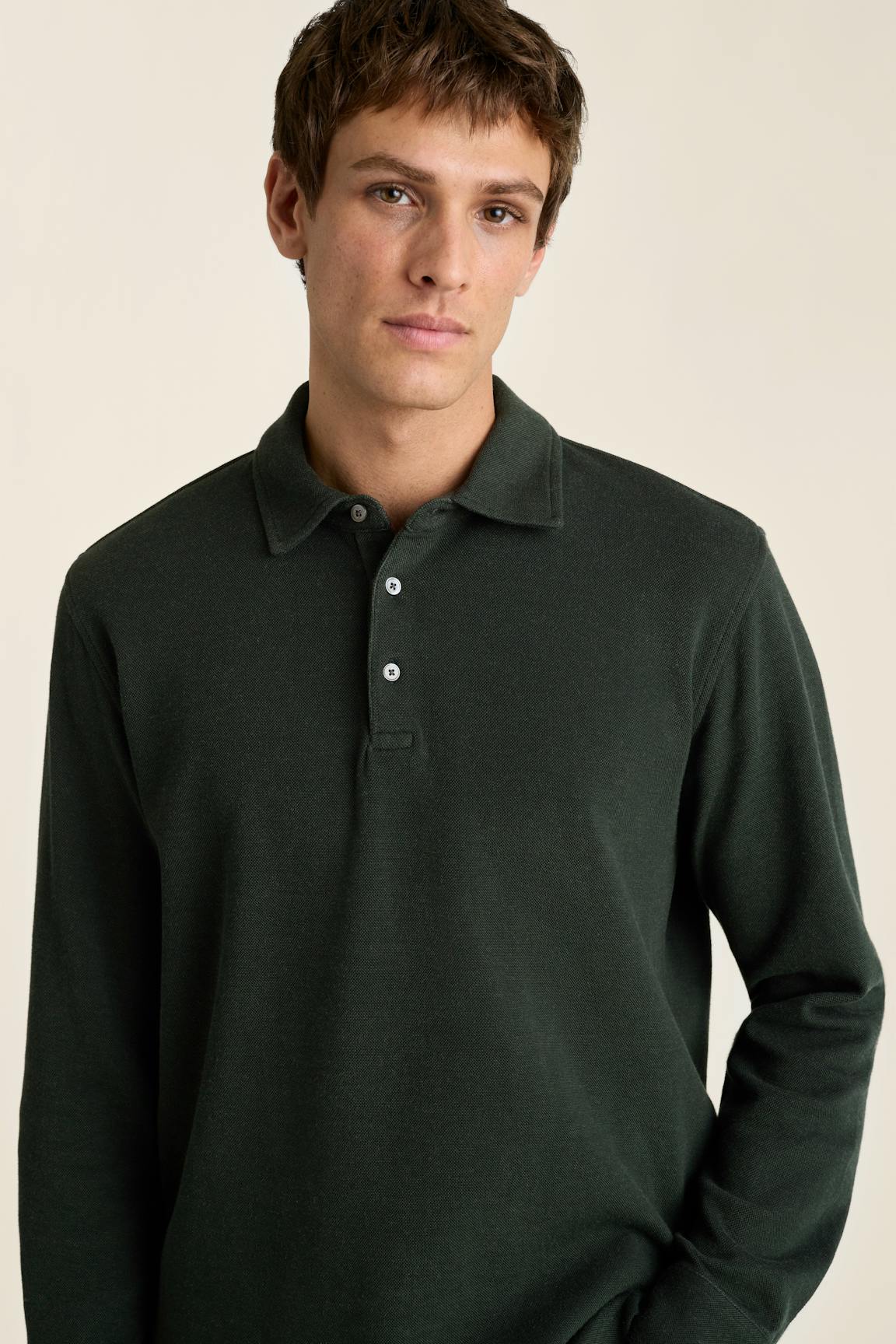 Refined Long Sleeve Polo Bonobos Featured