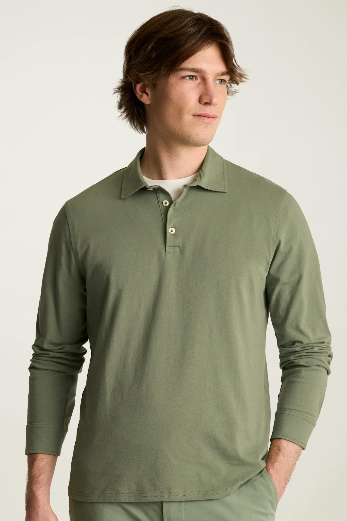 Organic Cotton Long Sleeve Polo Bonobos Premium
