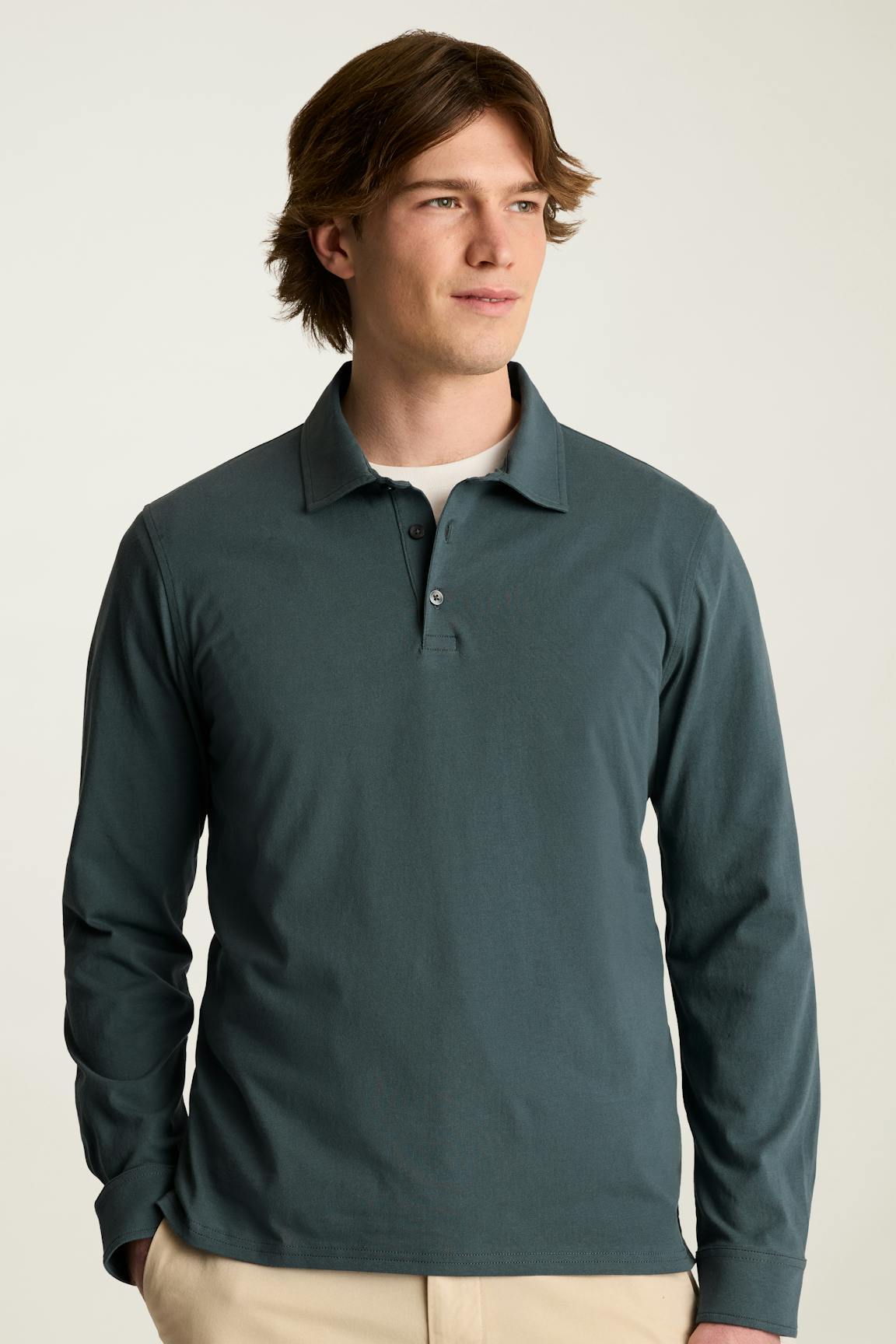 Organic Cotton Long Sleeve Polo Bonobos Trending
