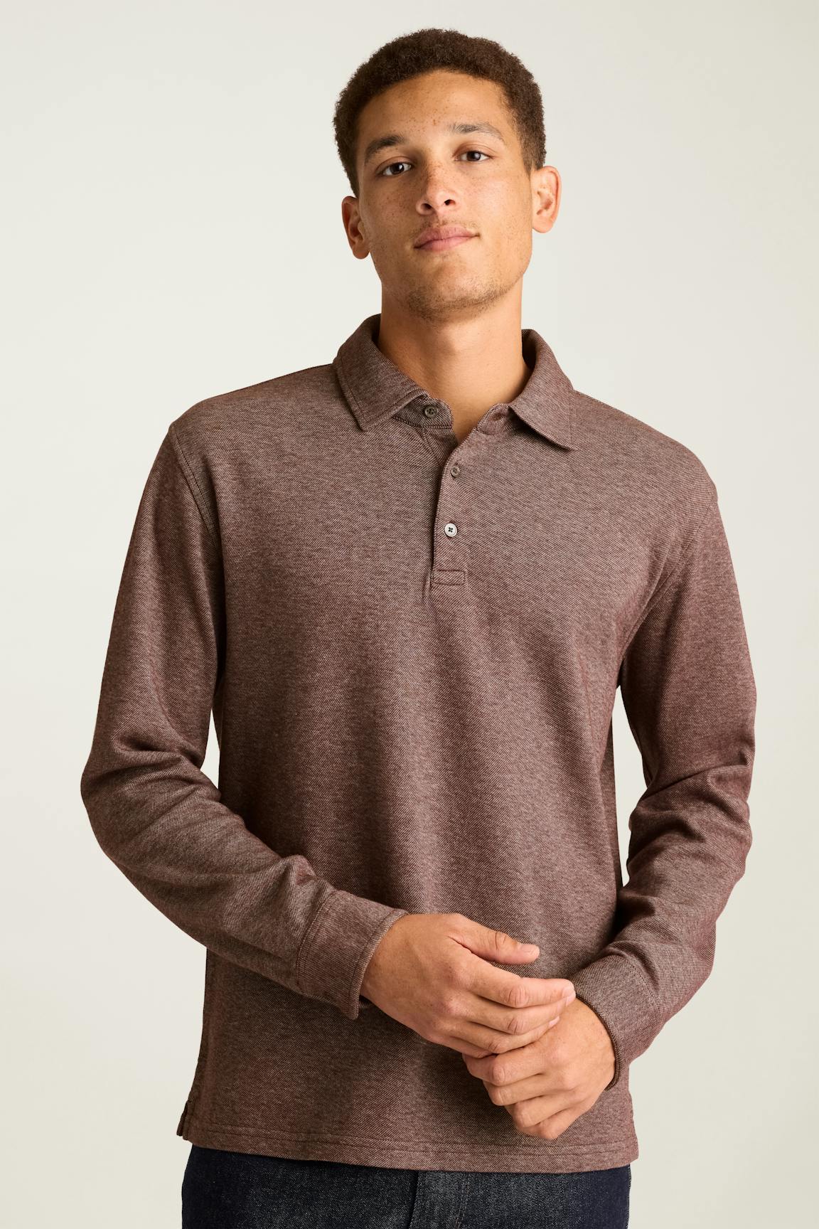 Refined Long Sleeve Polo Bonobos Featured