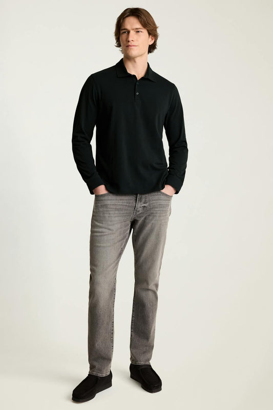 Organic Cotton Long Sleeve Polo Bonobos Featured