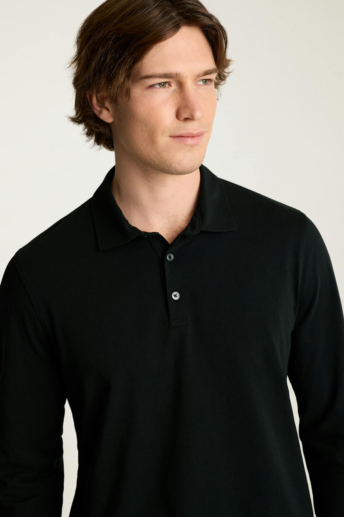 Organic Cotton Long Sleeve Polo Bonobos Featured