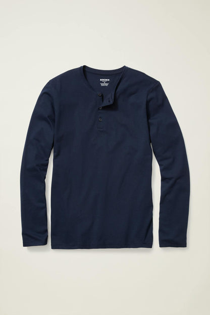 Pima Performance Long Sleeve Henley Bonobos Best Seller