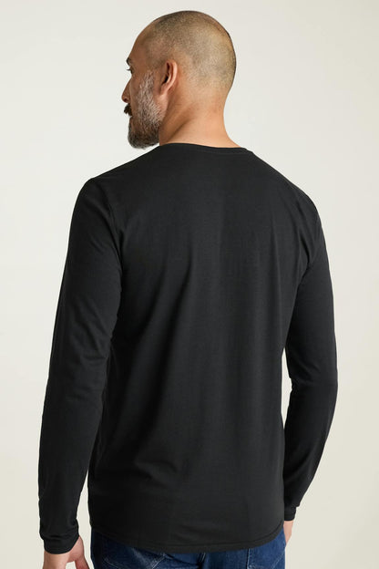 Pima Performance Long Sleeve Henley Bonobos Top Pick