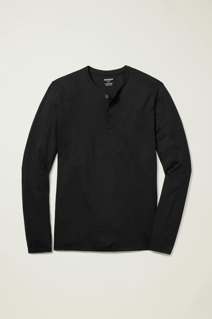 Pima Performance Long Sleeve Henley Bonobos Top Pick