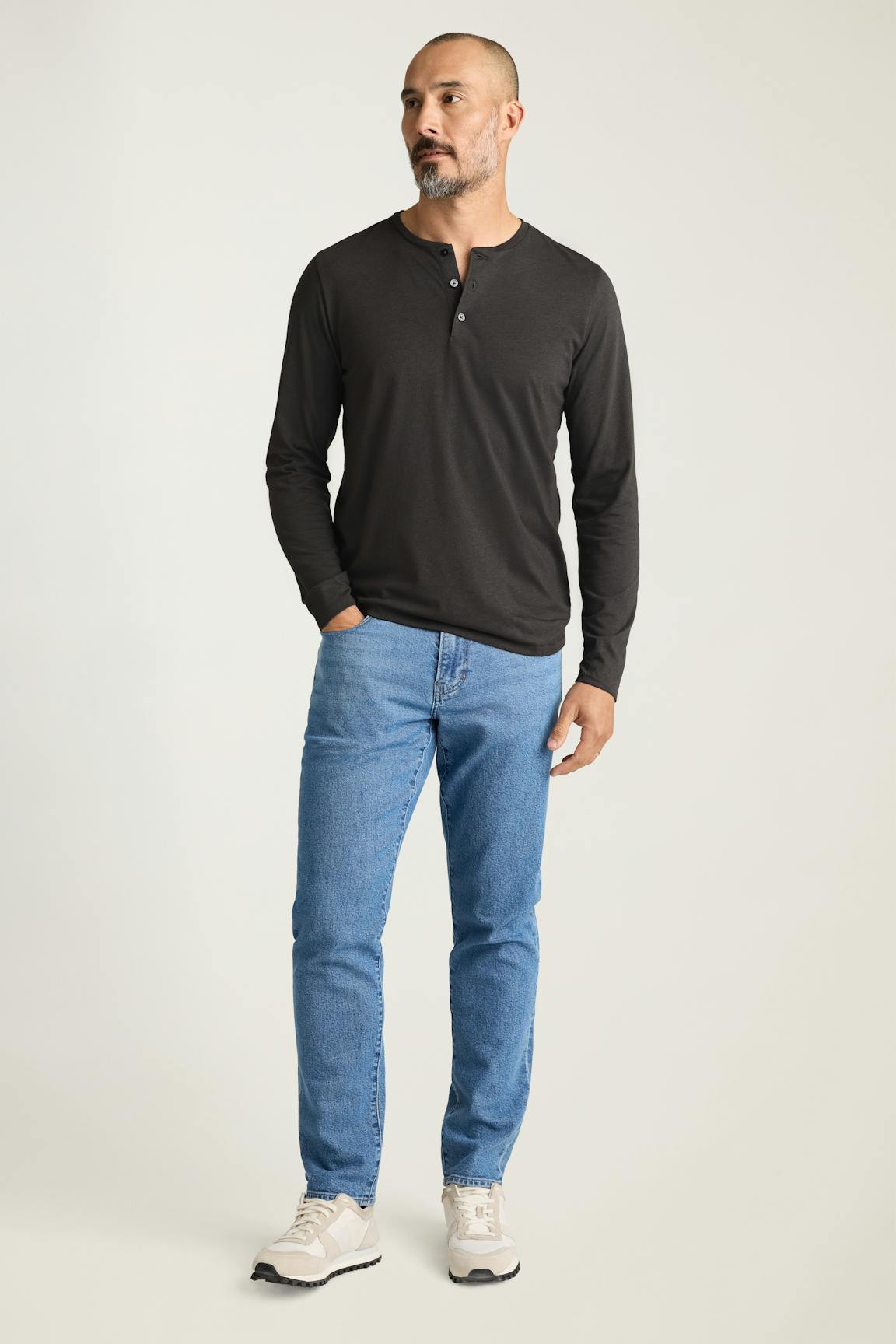 Pima Performance Long Sleeve Henley Bonobos Smart Buy