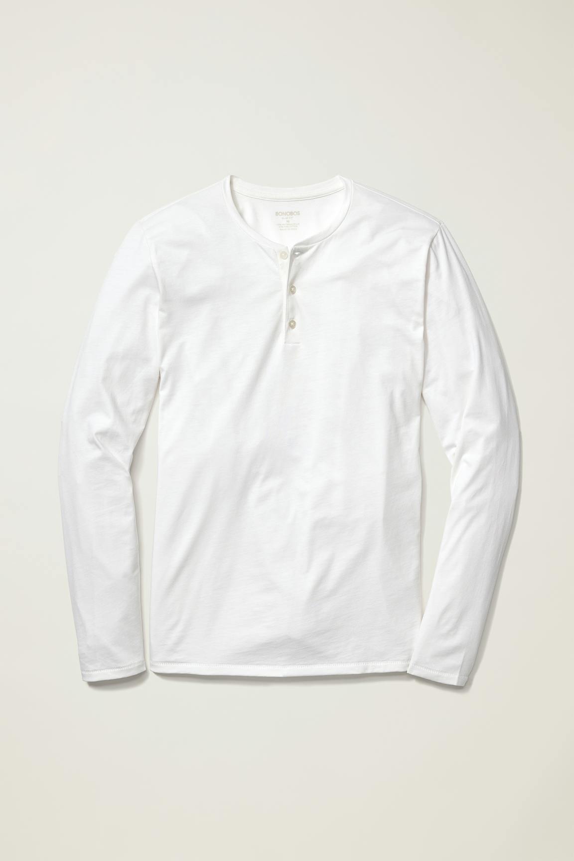 Pima Performance Long Sleeve Henley Bonobos Featured