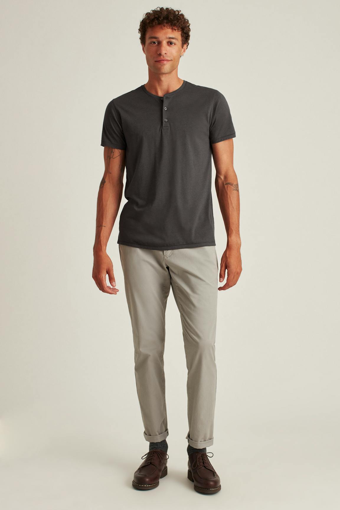 Pima Performance Short Sleeve Henley Bonobos Popular