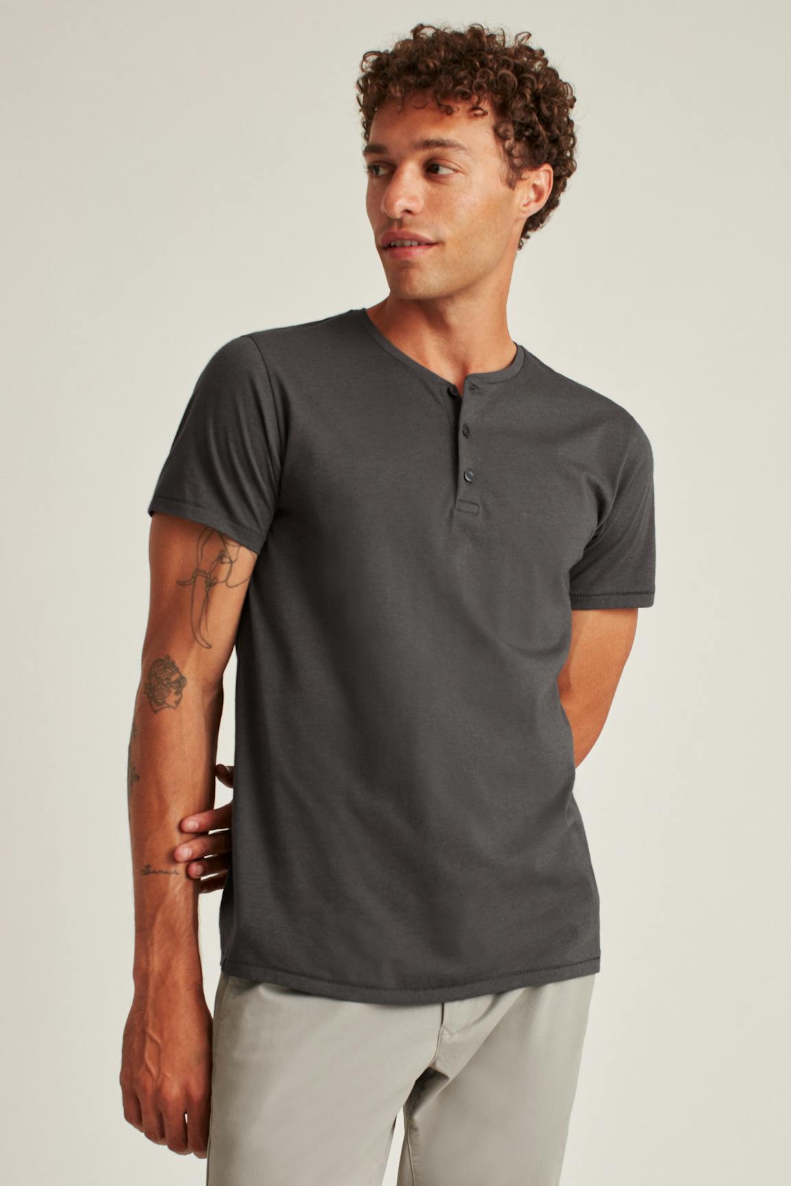 Pima Performance Short Sleeve Henley Bonobos Popular
