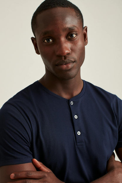 Pima Performance Short Sleeve Henley Bonobos Trending