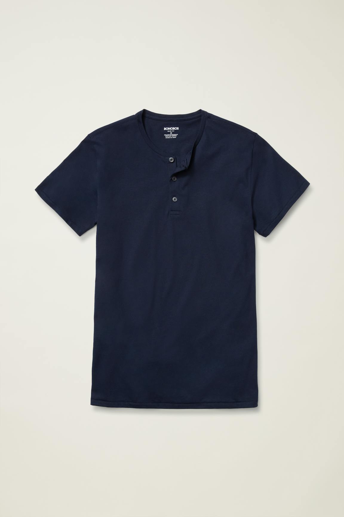 Pima Performance Short Sleeve Henley Bonobos Trending