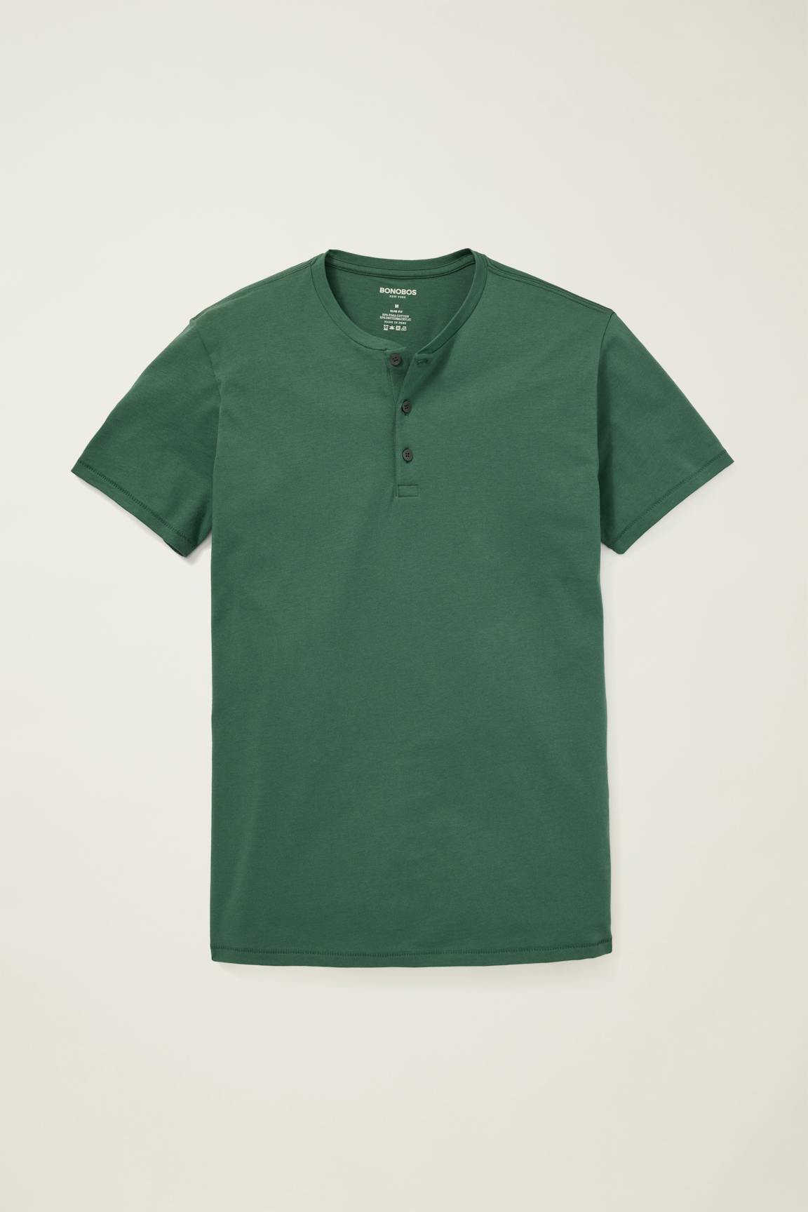 Pima Performance Short Sleeve Henley Bonobos Smart Buy