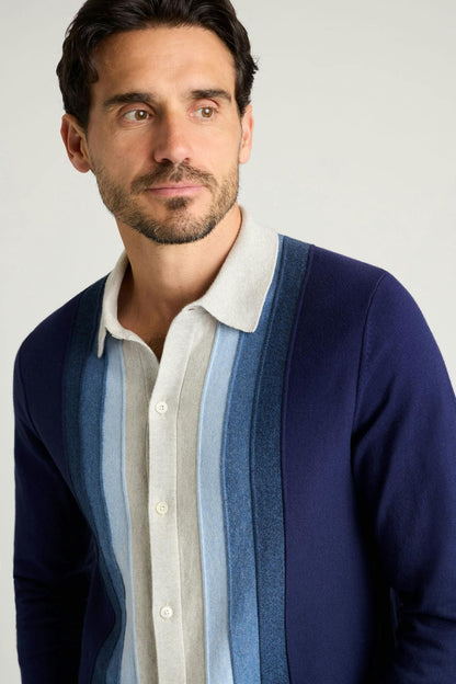 Hudson Long Sleeve Sweater Polo Bonobos Popular