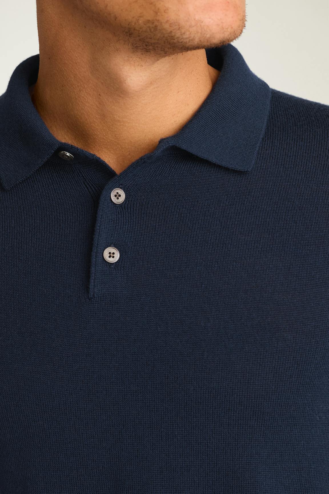 Merino Long Sleeve Sweater Polo Bonobos Trending