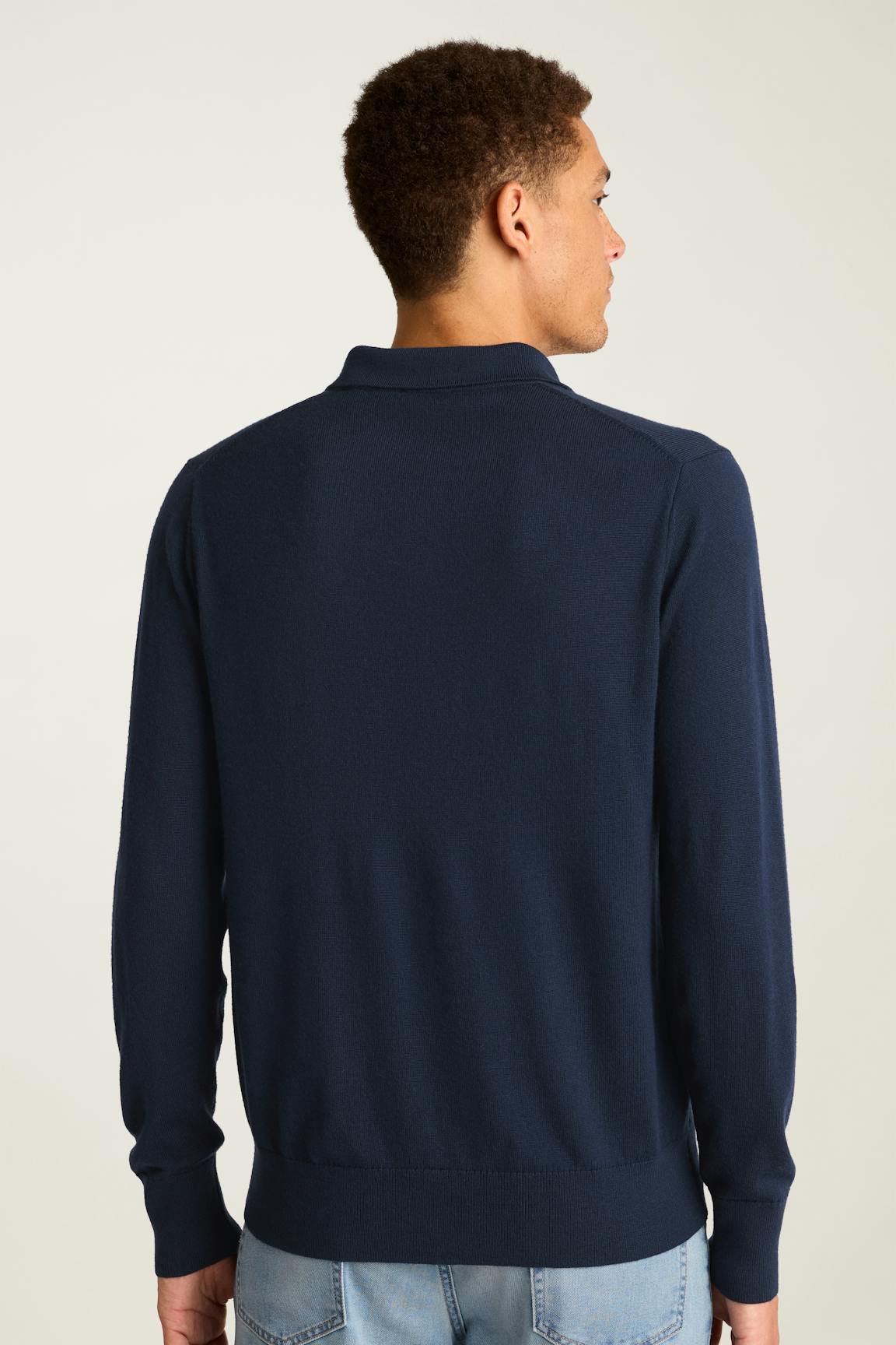 Merino Long Sleeve Sweater Polo Bonobos Trending
