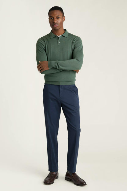 Merino Long Sleeve Sweater Polo Bonobos Best Seller