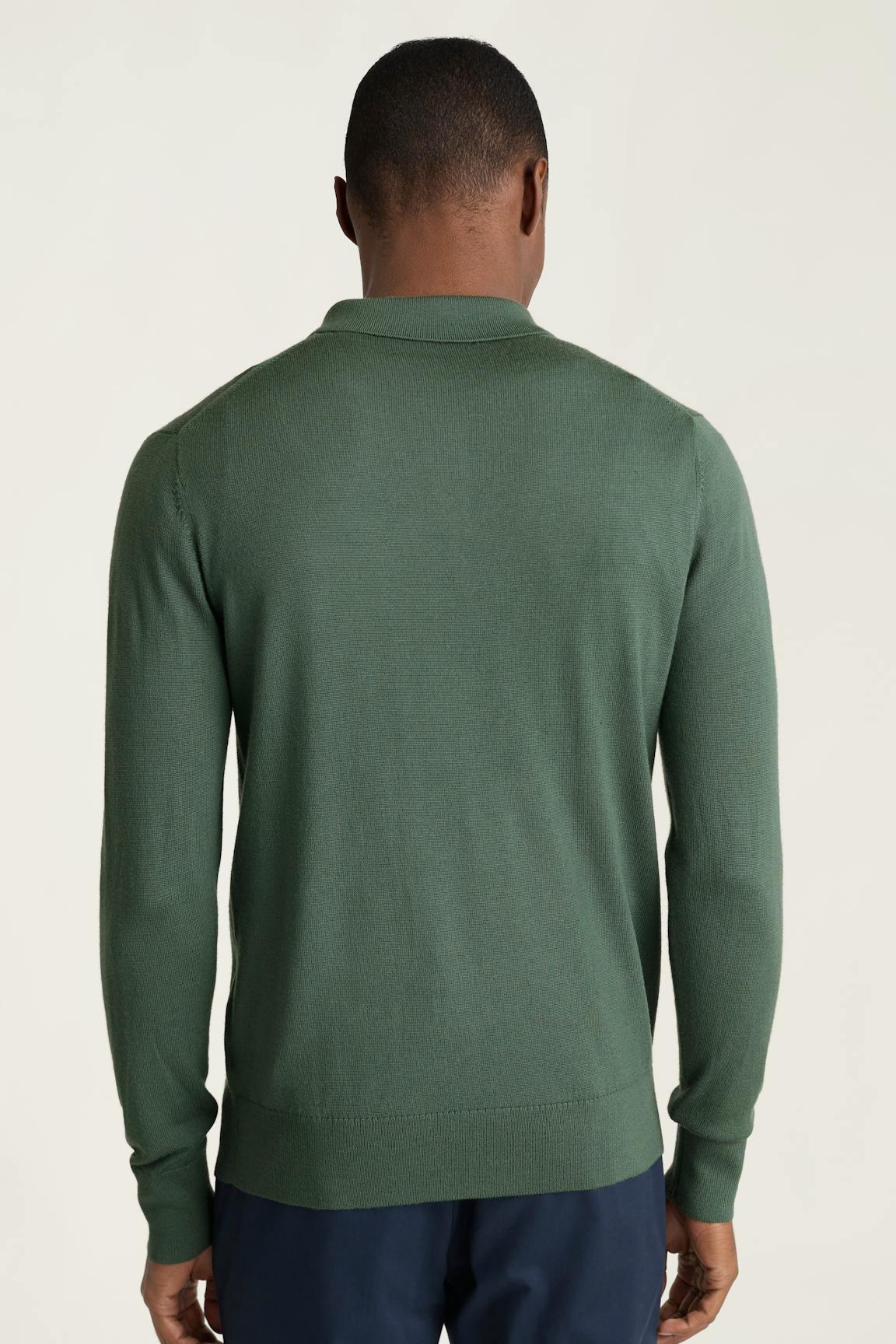 Merino Long Sleeve Sweater Polo Bonobos Best Seller