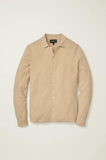 Hudson Long Sleeve Sweater Polo Bonobos Premium