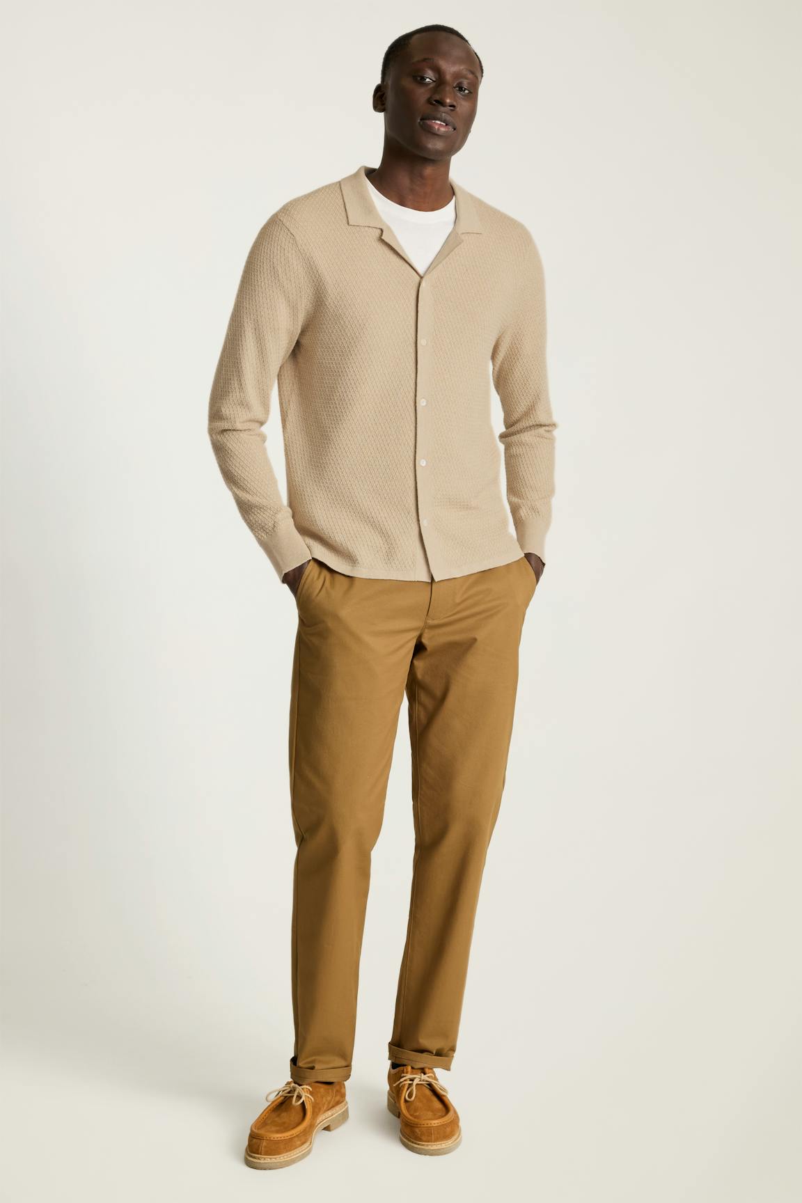 Hudson Long Sleeve Sweater Polo Bonobos Premium