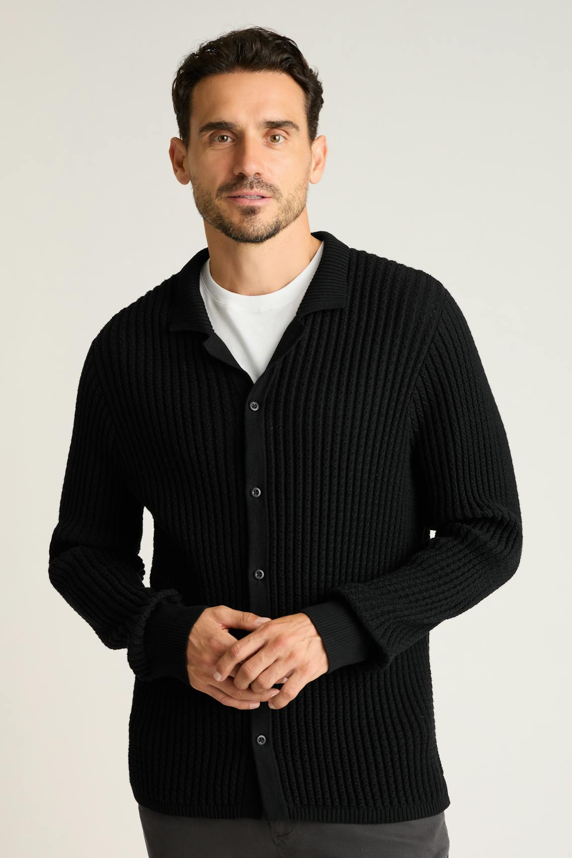 Hudson Long Sleeve Sweater Polo Bonobos Popular