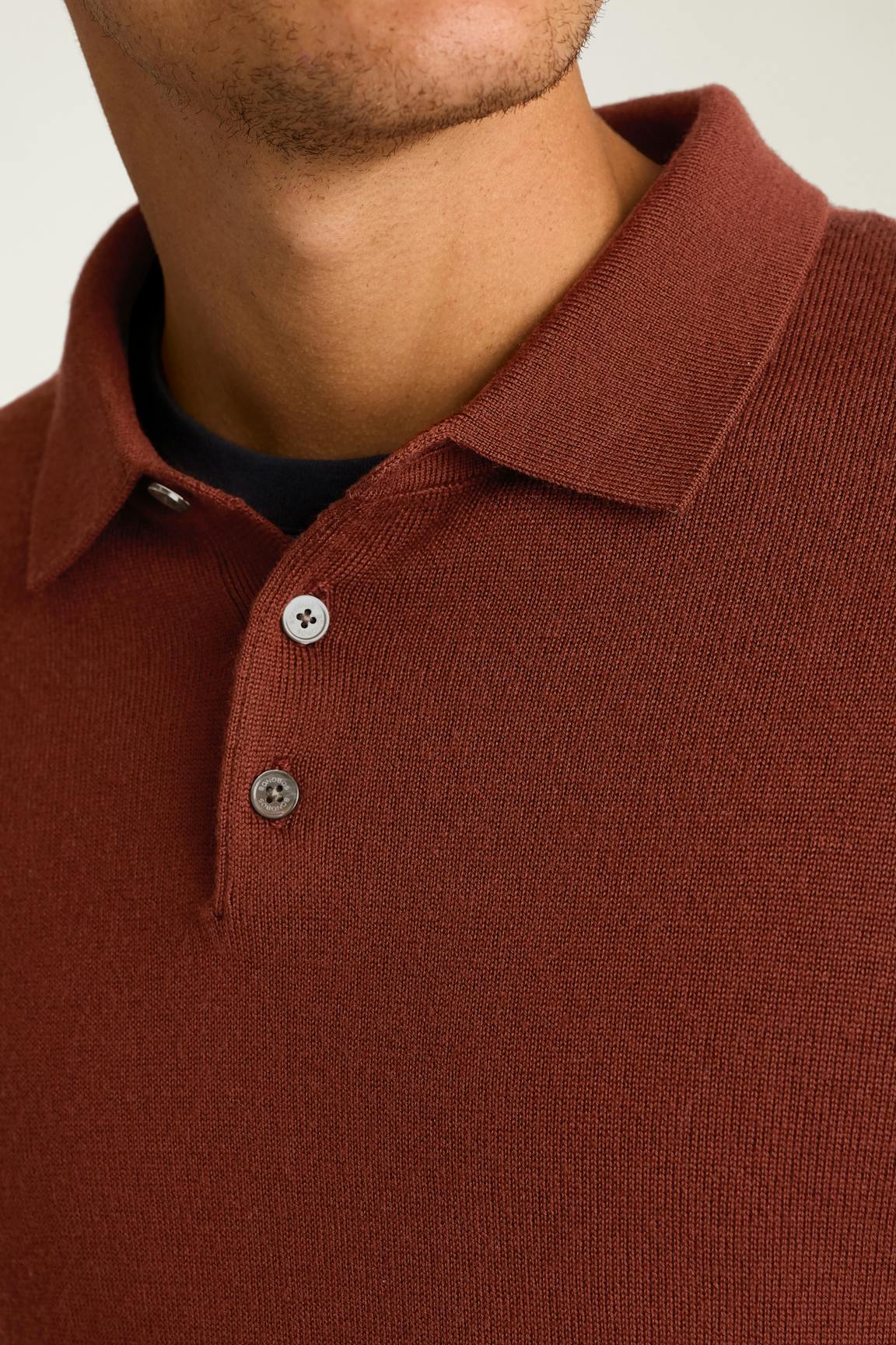 Merino Long Sleeve Sweater Polo Bonobos Trending