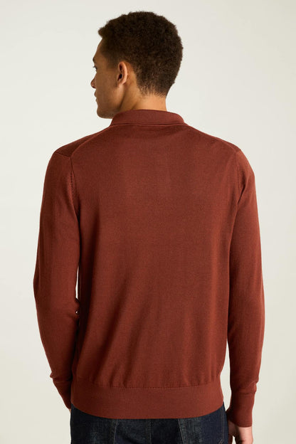Merino Long Sleeve Sweater Polo Bonobos Trending