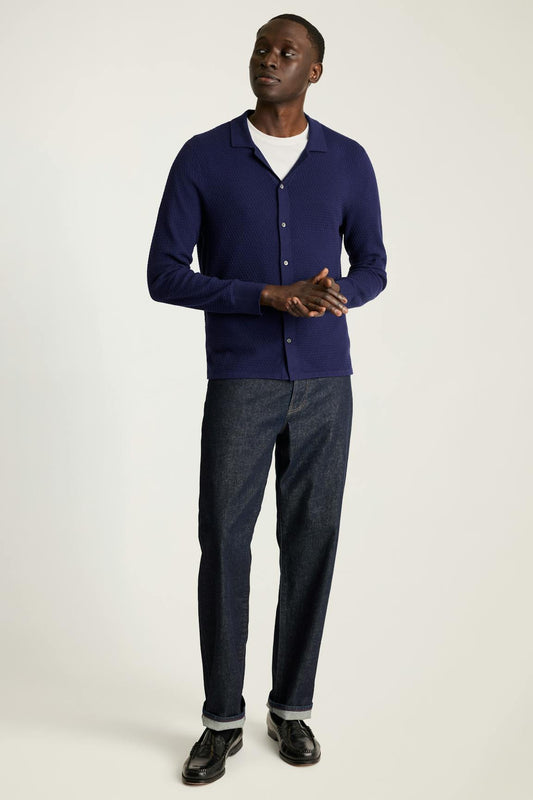 Hudson Long Sleeve Sweater Polo Bonobos Best Seller