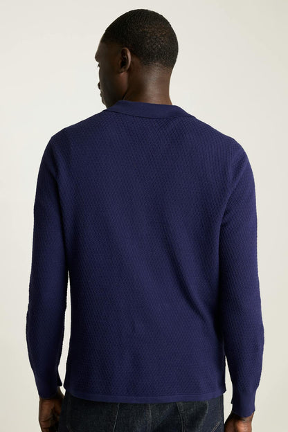 Hudson Long Sleeve Sweater Polo Bonobos Best Seller