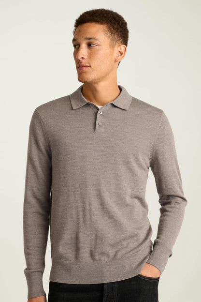 Merino Long Sleeve Sweater Polo Bonobos Top Pick