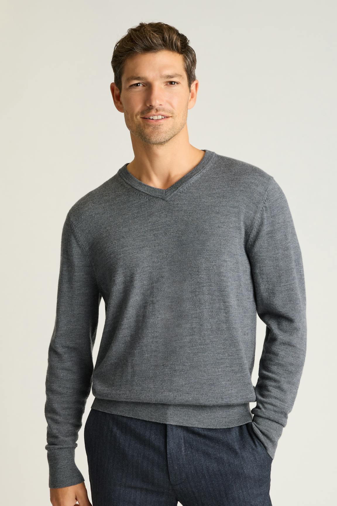 Washable Merino V-Neck Sweater Bonobos Featured